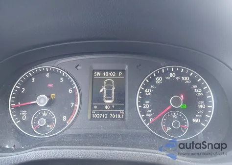 2013 Volkswagen Passat 2.5L Se из США, поврежденный, VIN 1VWBP7A33DC119491